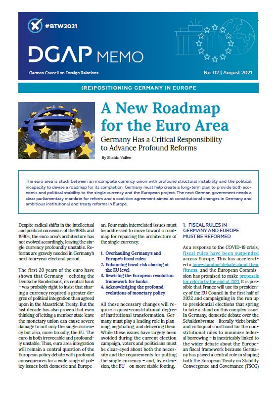 Screen shot of cover of the PDF version of DGAP Memo No. 2