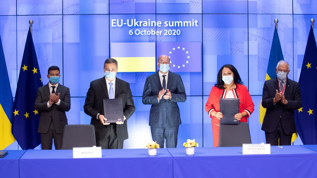 Image: EU-Ukraine Summit Signature (06/10/20, Bruxelles)
