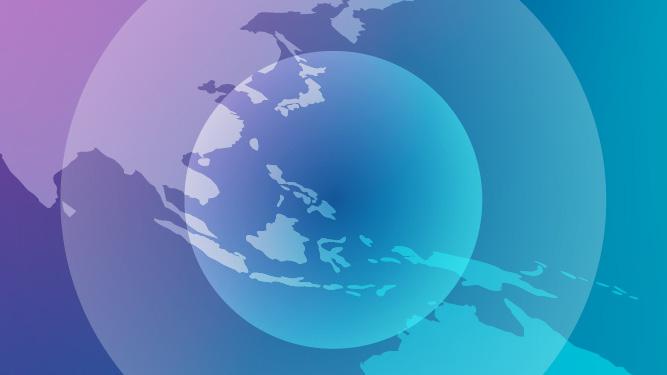 Map of Asia Pacific Region