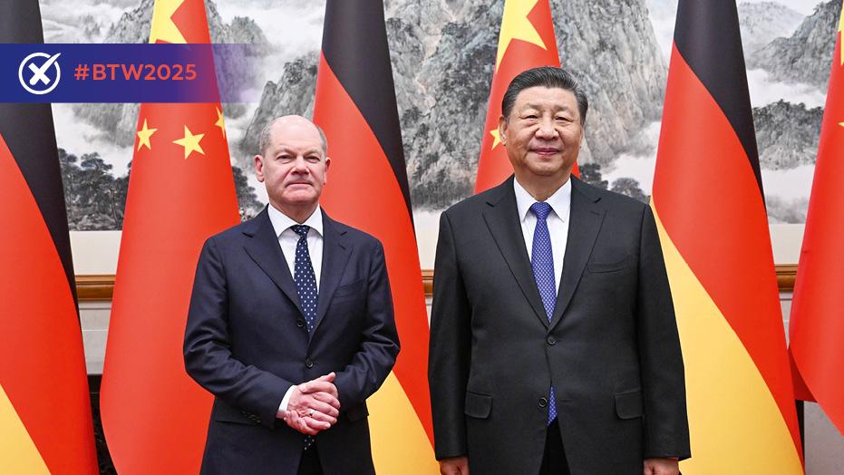 Olaf Scholz und Xi Jinping