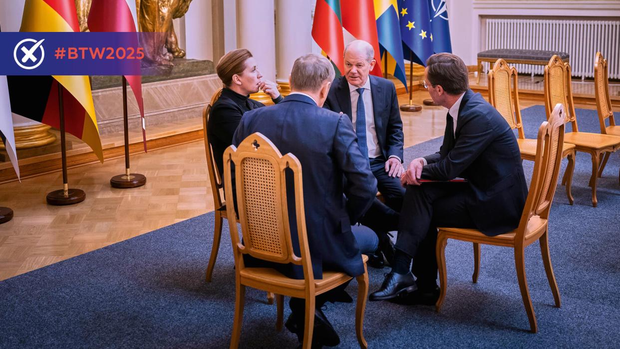 Scholz und die nordischen Partner, NATO-Gipfel Januar 2025