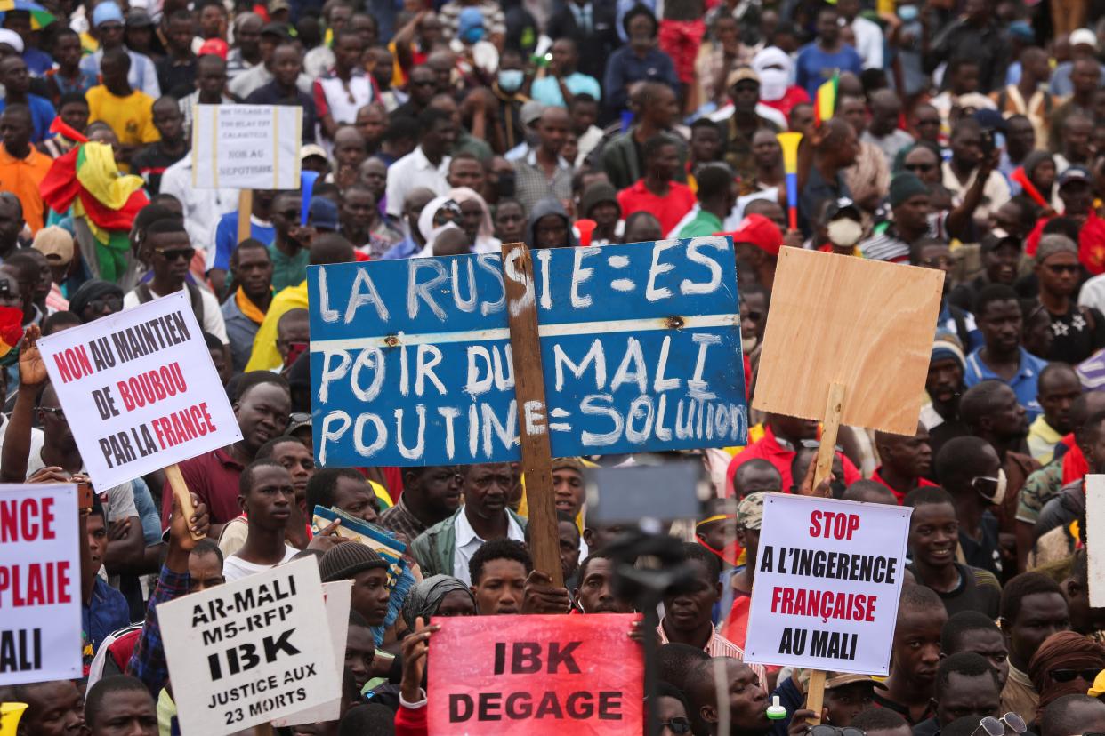 Proteste gegen Frankreich, Mali