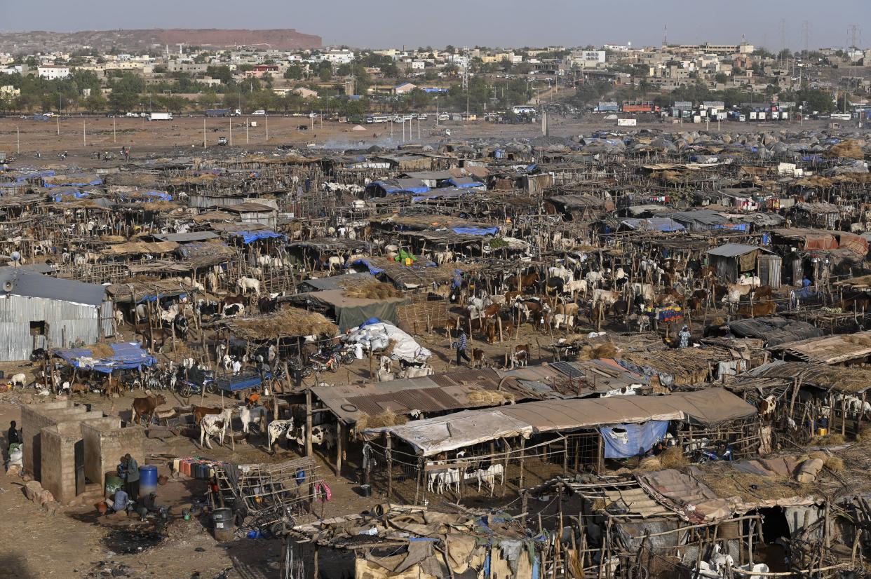Picture of the IDP camp Faladie in Mali