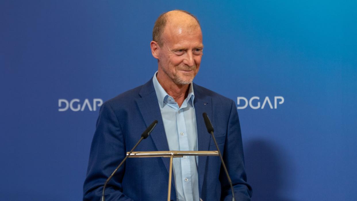 DGAP Präsident Tom Enders bei Mitgliederversammlung 23. Juni 2022