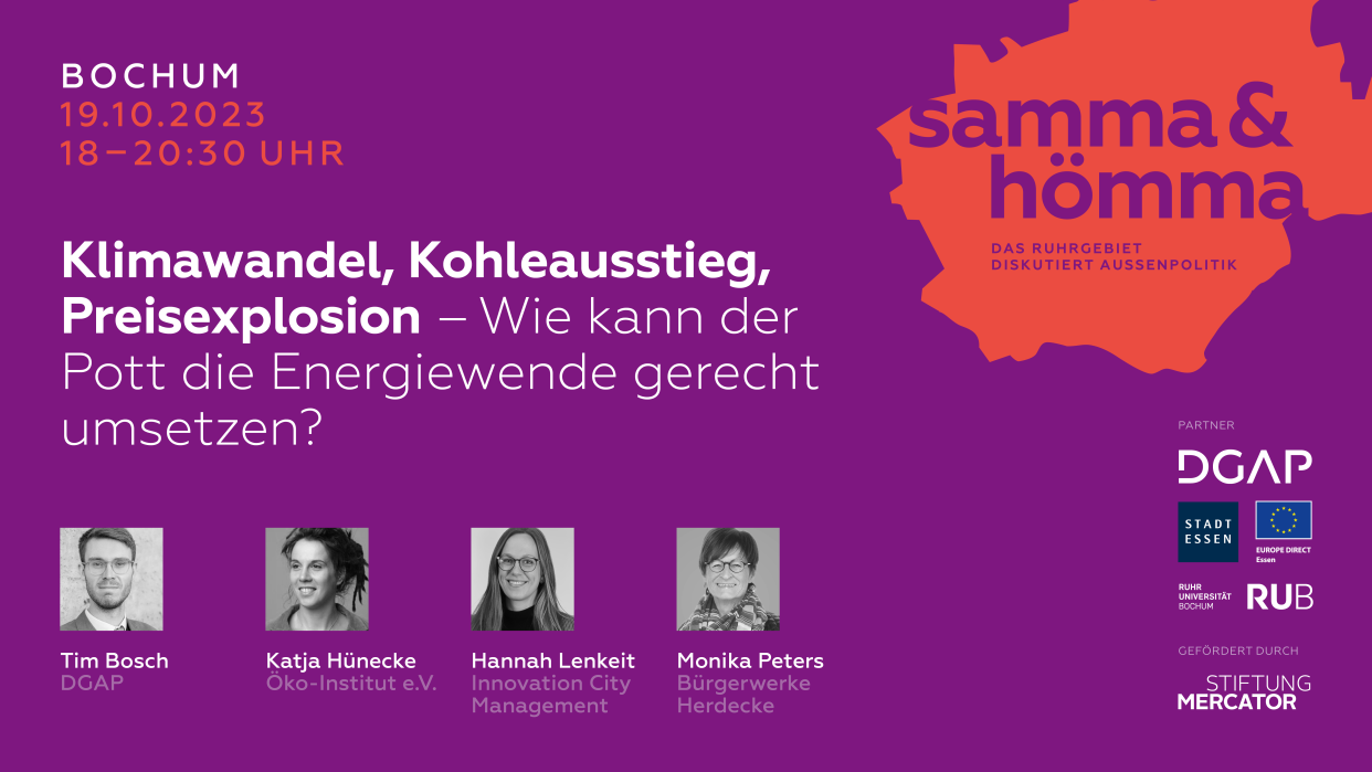 Visual der Veranstaltung in Bochum