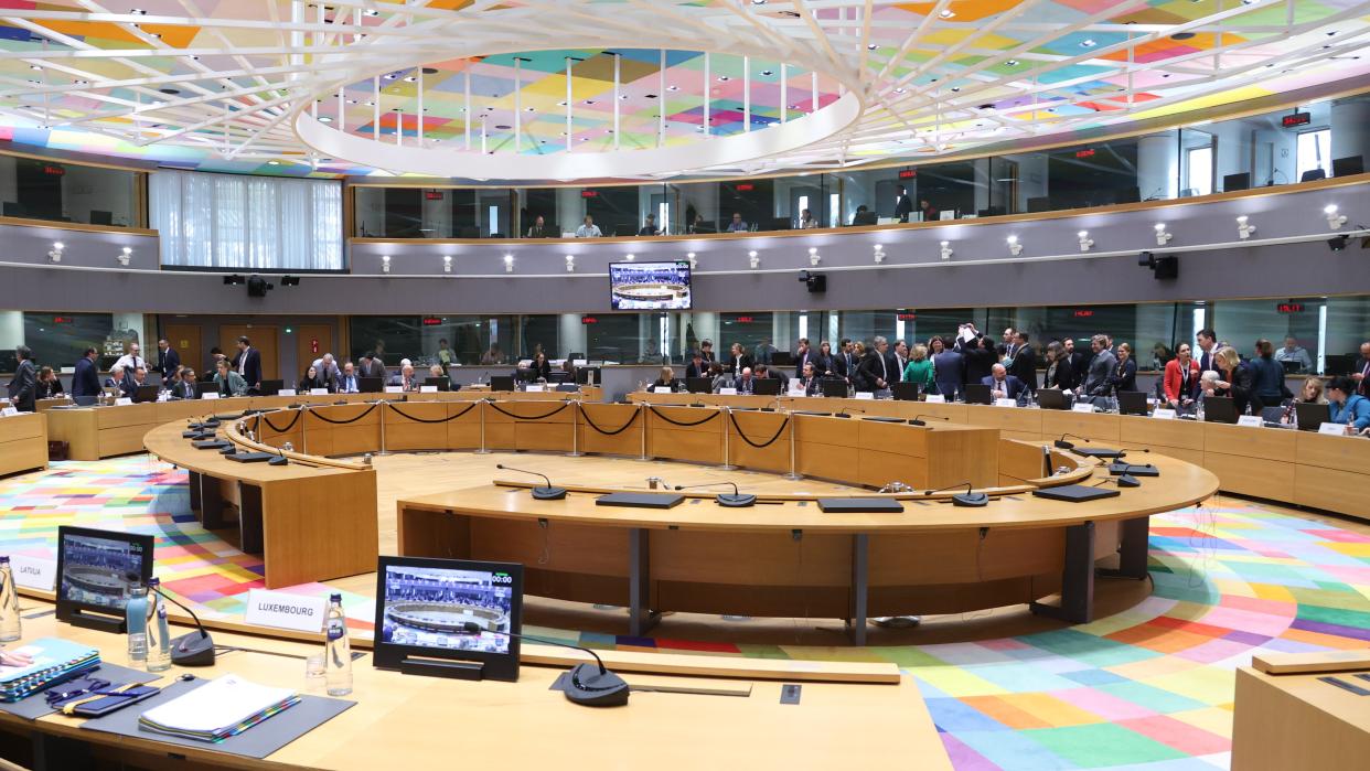 Photo of the Environment Council meeting room on March 16, 2023