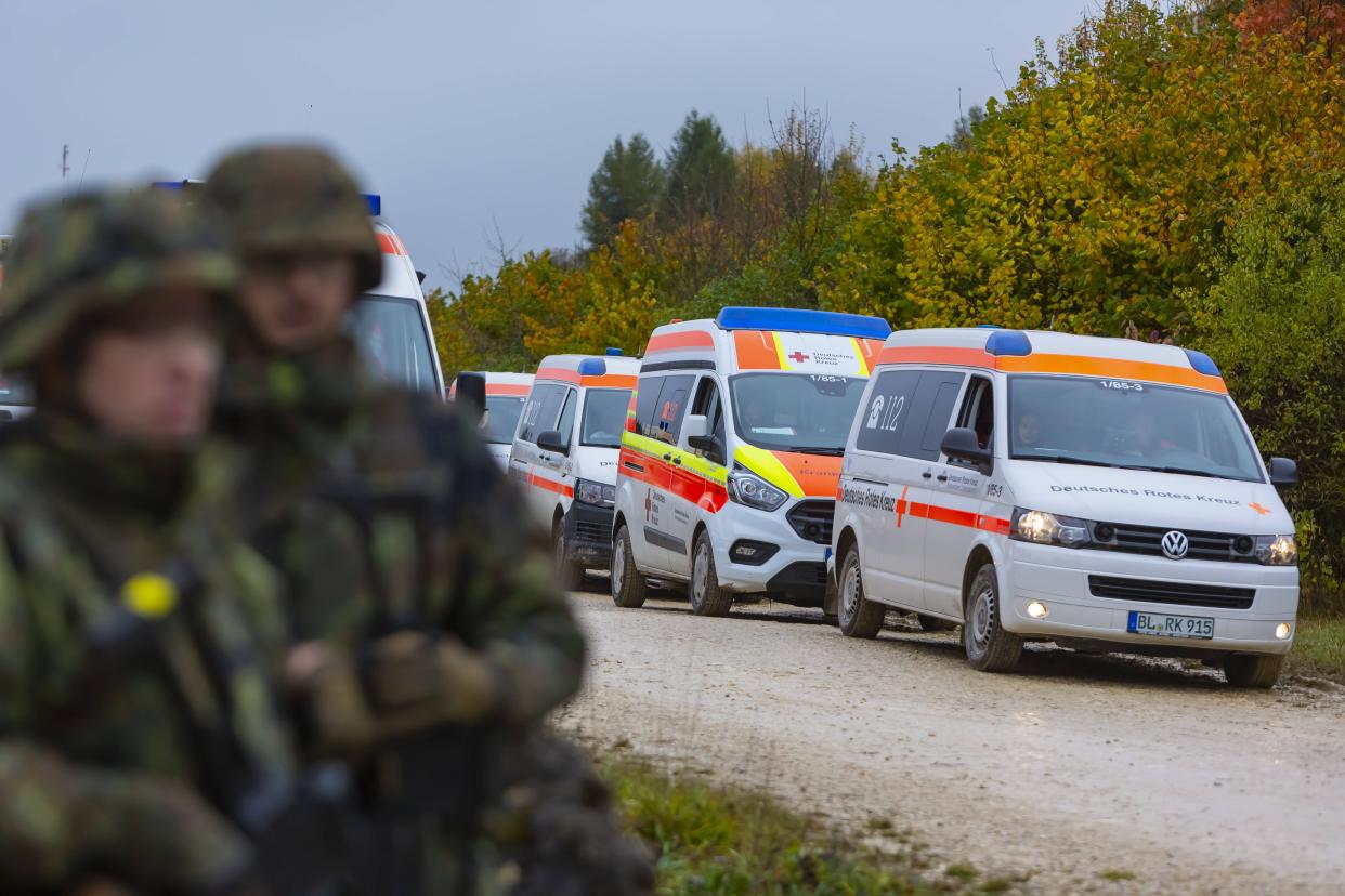 BWTEX-Übung auf dem Truppenübungsplatz Stetten am kalten Markt