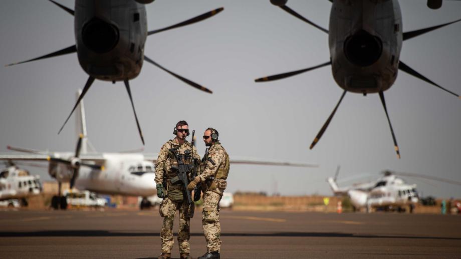 Bild: Deutsche Soldaten in Mali