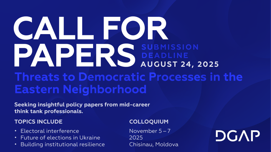 Summary of deadline and topics for call for papers for colloquium in Moldova from November 5 to 7, 2025