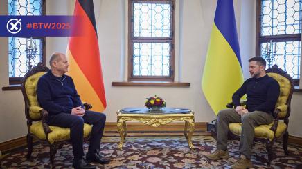 Scholz und Zelensky in Kiev 2024