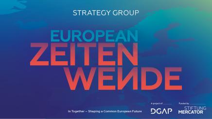 Strategy Group European Zeitenwende key visual