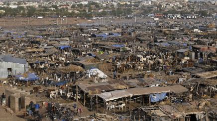 Picture of the IDP camp Faladie in Mali