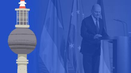 German Chancellor Olaf Scholz attends a media briefing at the Chancellery after sacking Finance Minister Christian Lindner following a meeting with the heads of the so-called "Traffic Light Coalition" of the Social Democratic Party (SPD), the Greens and Lindner's Free Democratic Party (FDP), in Berlin, Germany, November 6, 2024.