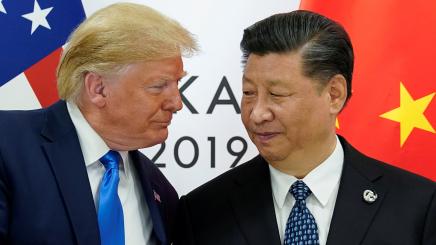 Bild: Trump und Xi beim G20-Treffen in Osaka 2019