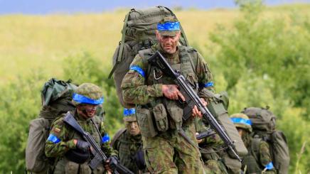 Bild: Litauische Soldaten bei einer NATO-Übung zur Verteidigung der "Suwalki-Lücke"
