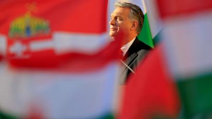 Bild: Viktor Orbán bei einer Wahlkampfveranstaltung