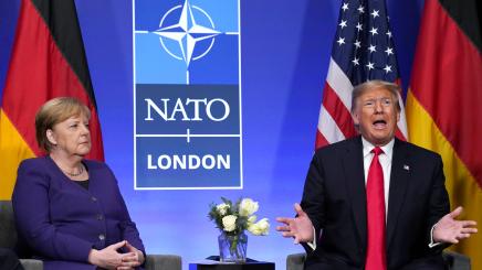 Merkel Trump Nato-Gipfel