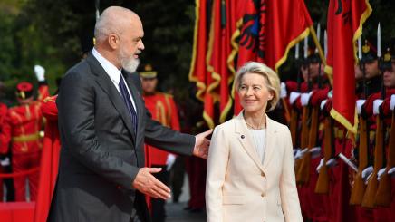 Ursula von der Leyen - Edi Rama meeting in Albania