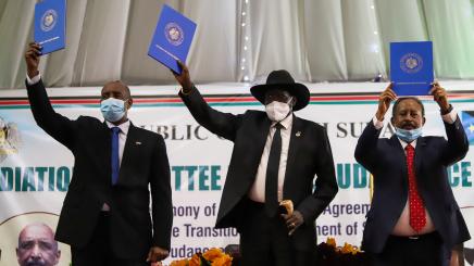 Sudan Peace Agreement August 31, 2020, Reuters, Samir Bol