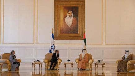 Israels Präsident Isaac Herzog in Abu Dhabi, UAE