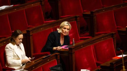 Marine Le Pen in der französischen Nationalversammlung