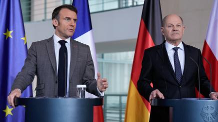Scholz empfängt Macron in Berlin