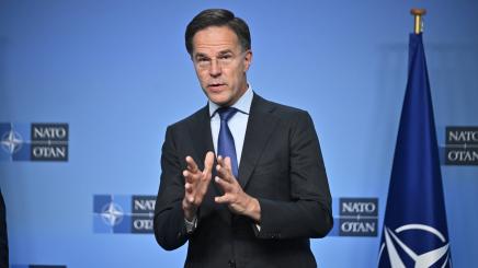 NATO Secretary General Mark Rutte in Brussels on June 5, 2025