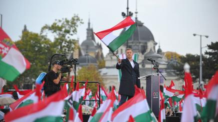Memorial Of The 1956 Revolution, Held By Opposition Leader Peter Magyar