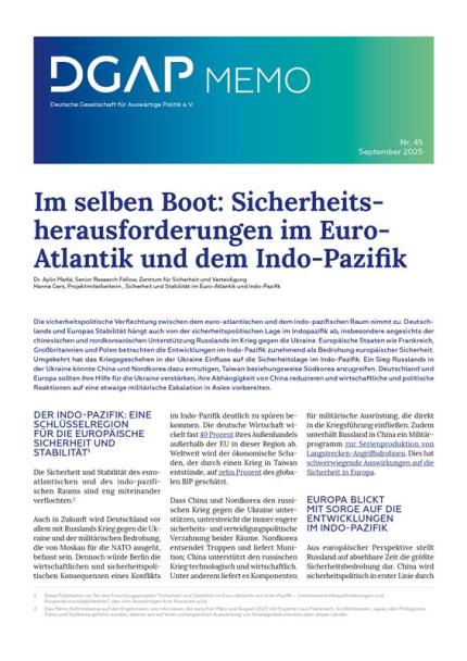 Memo Nr.45, September 2025, 3 S.