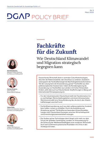 DGAP Policy Brief Nr. 6, März 2025, 10 S.