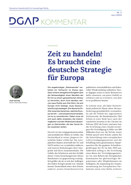 Cover DGAP-Kommentar Nr. 2 2024