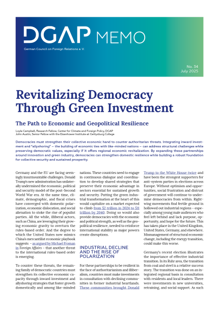 Memo No.34, July 2025, 4pp