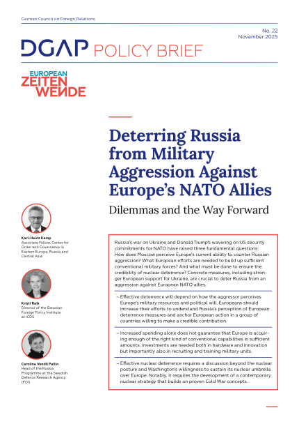 DGAP Policy Brief No. 22, November 25, 2025, 8pp.-COVER