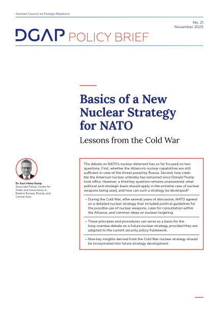 DGAP Policy Brief No. 21, November 11, 2025, 8pp.-COVER