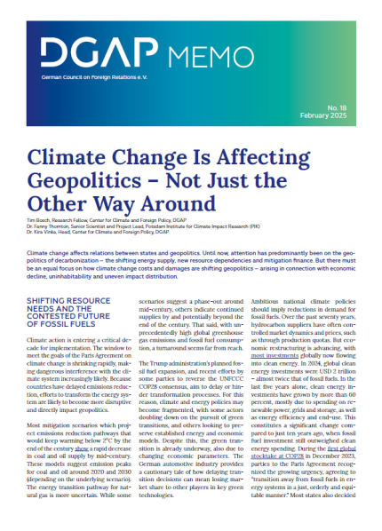 Cover Memo No 18, February 2025